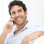 man talking to someone in phone