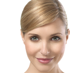 Happy woman after PRP injections