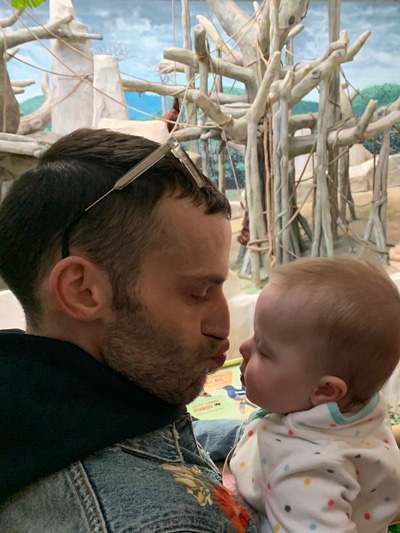 Kevin with baby